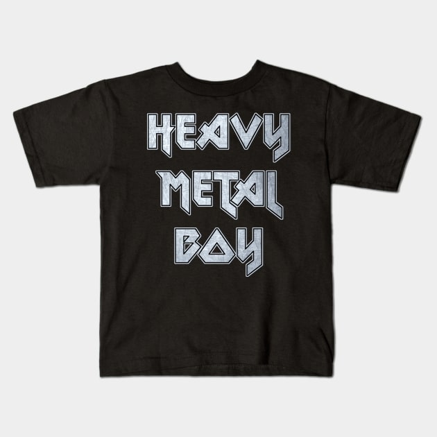 Heavy metal boy Kids T-Shirt by KubikoBakhar